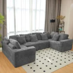 Rccontrolmasters Modular U-Shaped Sectional Sofa