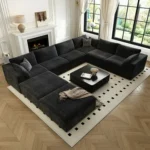 Rccontrolmasters L-Shaped Sectional Sofa Modern Modular Cloud Couch