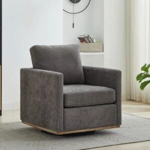360° Swivel Space Barrel Chair for Living Room